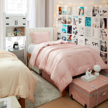 Cold Pandas Knitting - Coma Inducer? Oversized Comforter Set - Rose Quartz