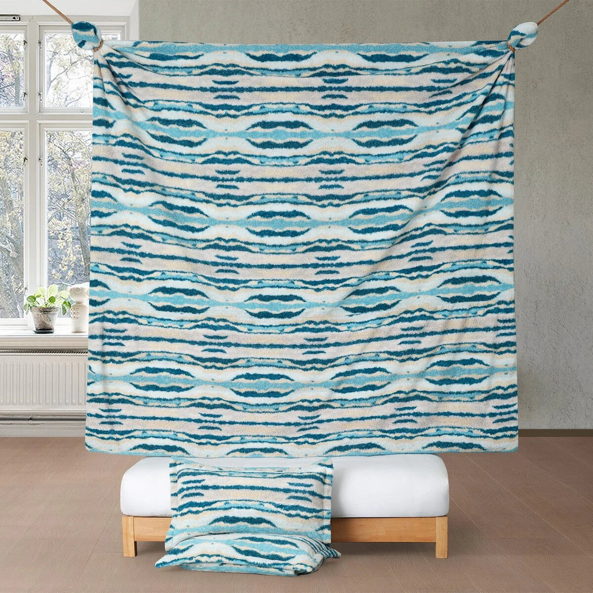 Cozy Rivers - Coma Inducer? Oversized Comforter Set - Creekside Turquoise