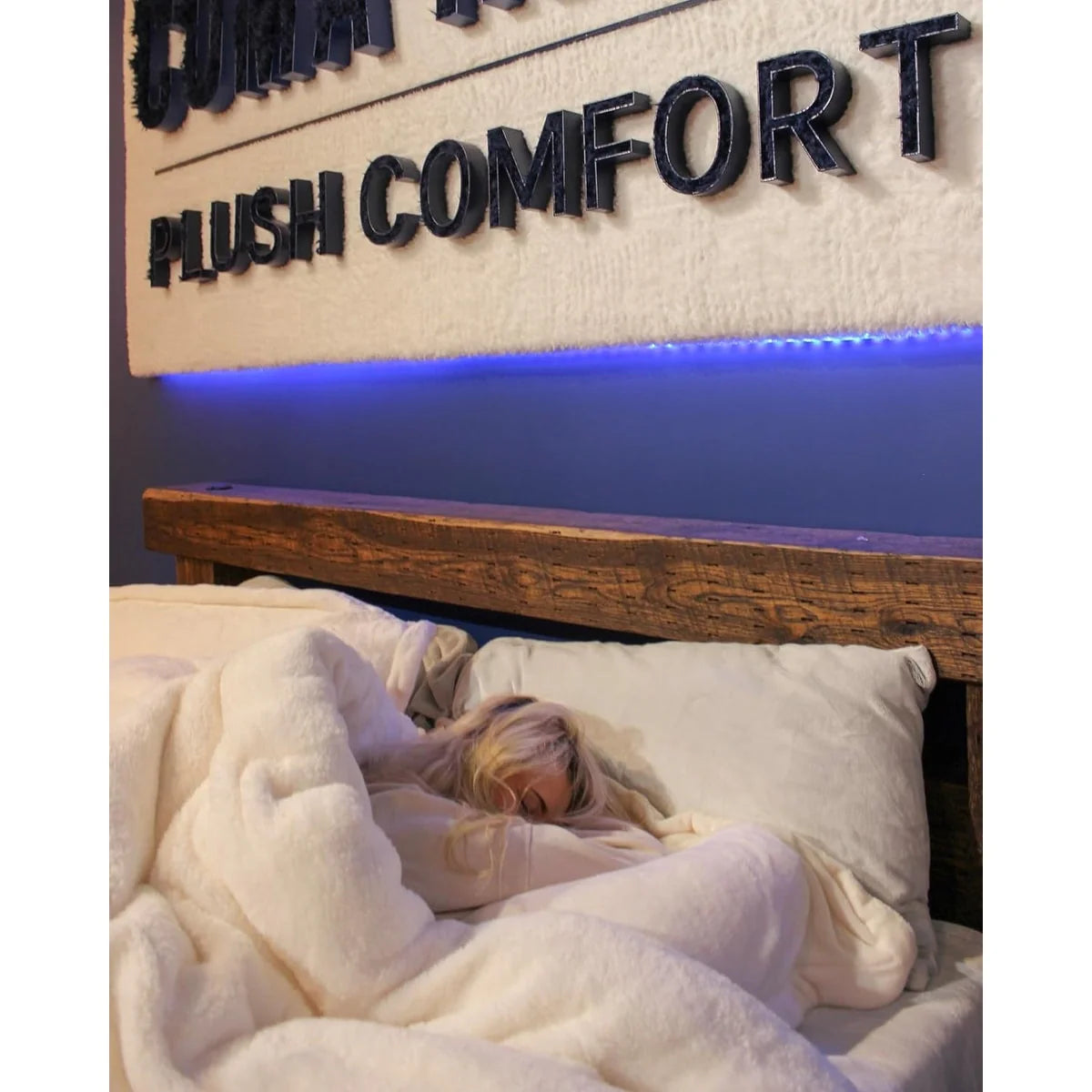 Bae, She Thick? - Coma Inducer? Oversized Comforter Set - Sea Salt