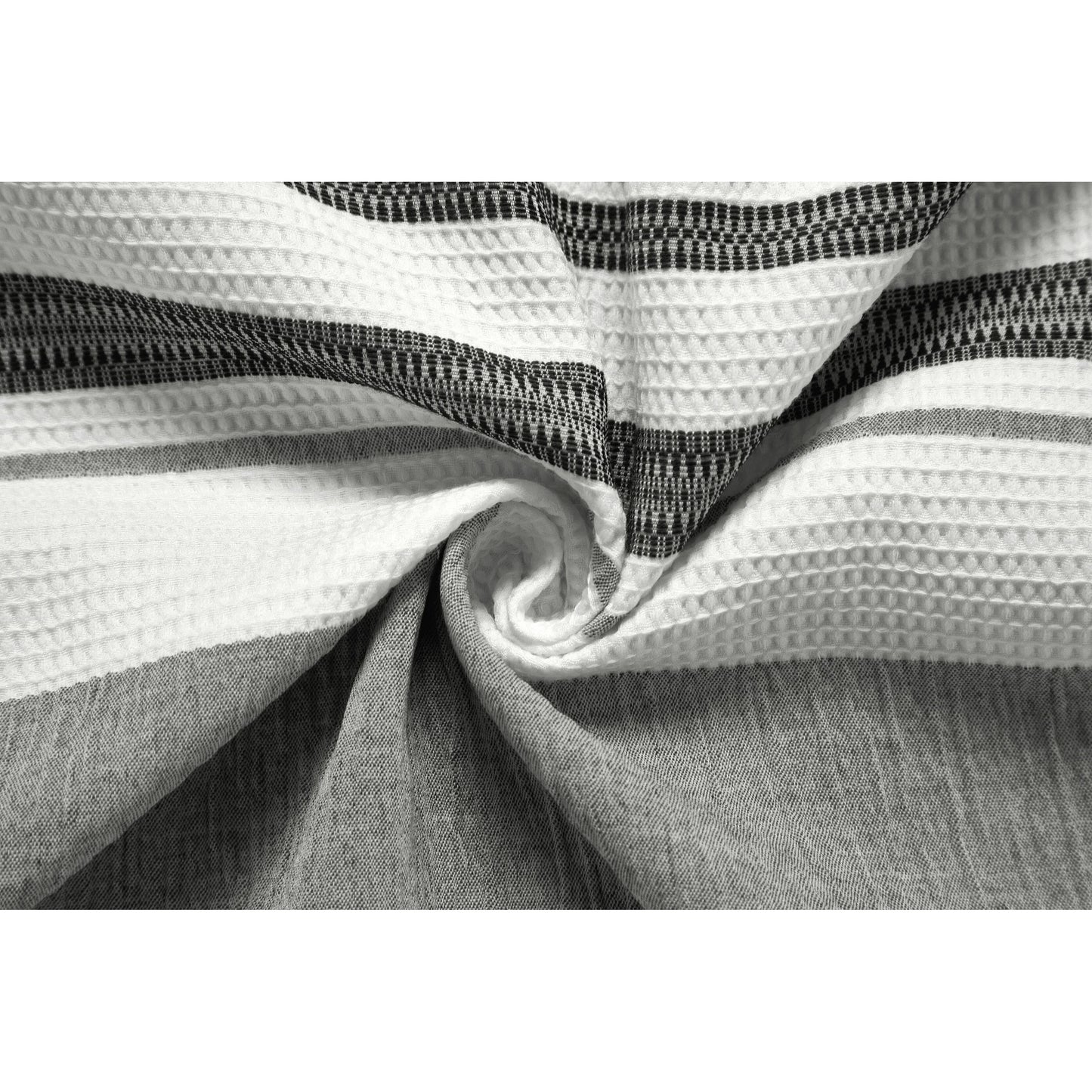 Nanshing Vada 7 Piece Striped Comforter Set