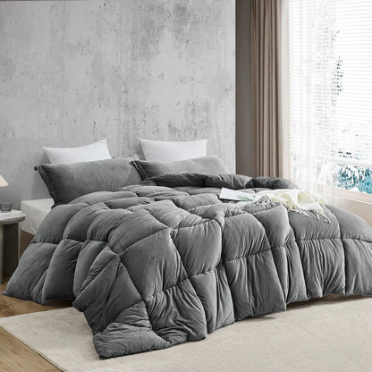 Fatter than Fat? - Coma Inducer? Oversized Comforter Set - Quiet Shade Gray