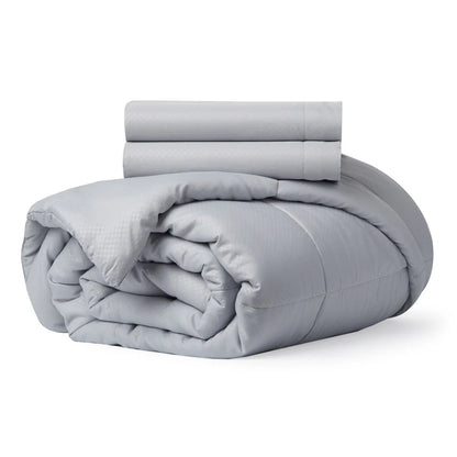 7-piece Solid Comforter Set