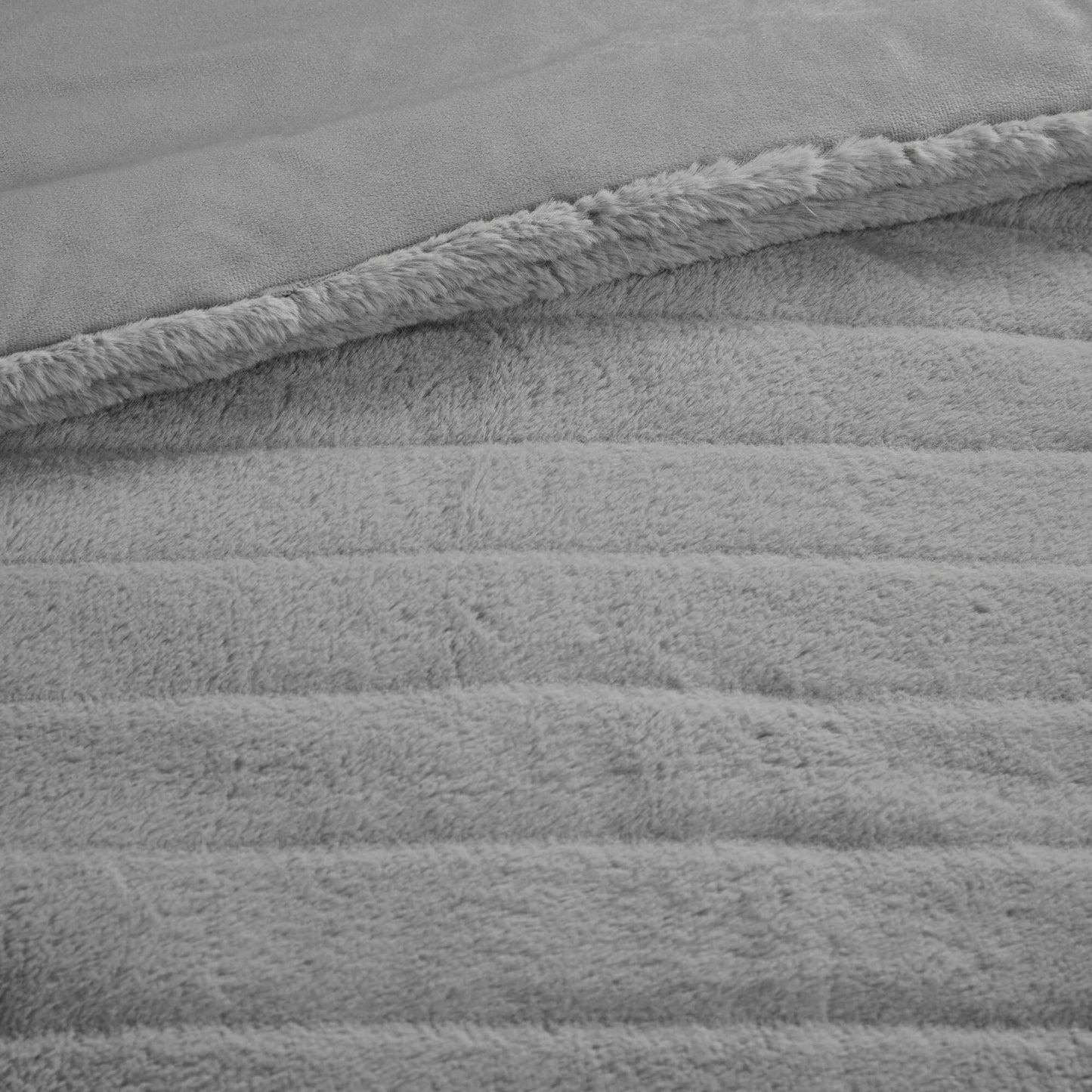 Madison Park Eve Faux Fur Comforter Set