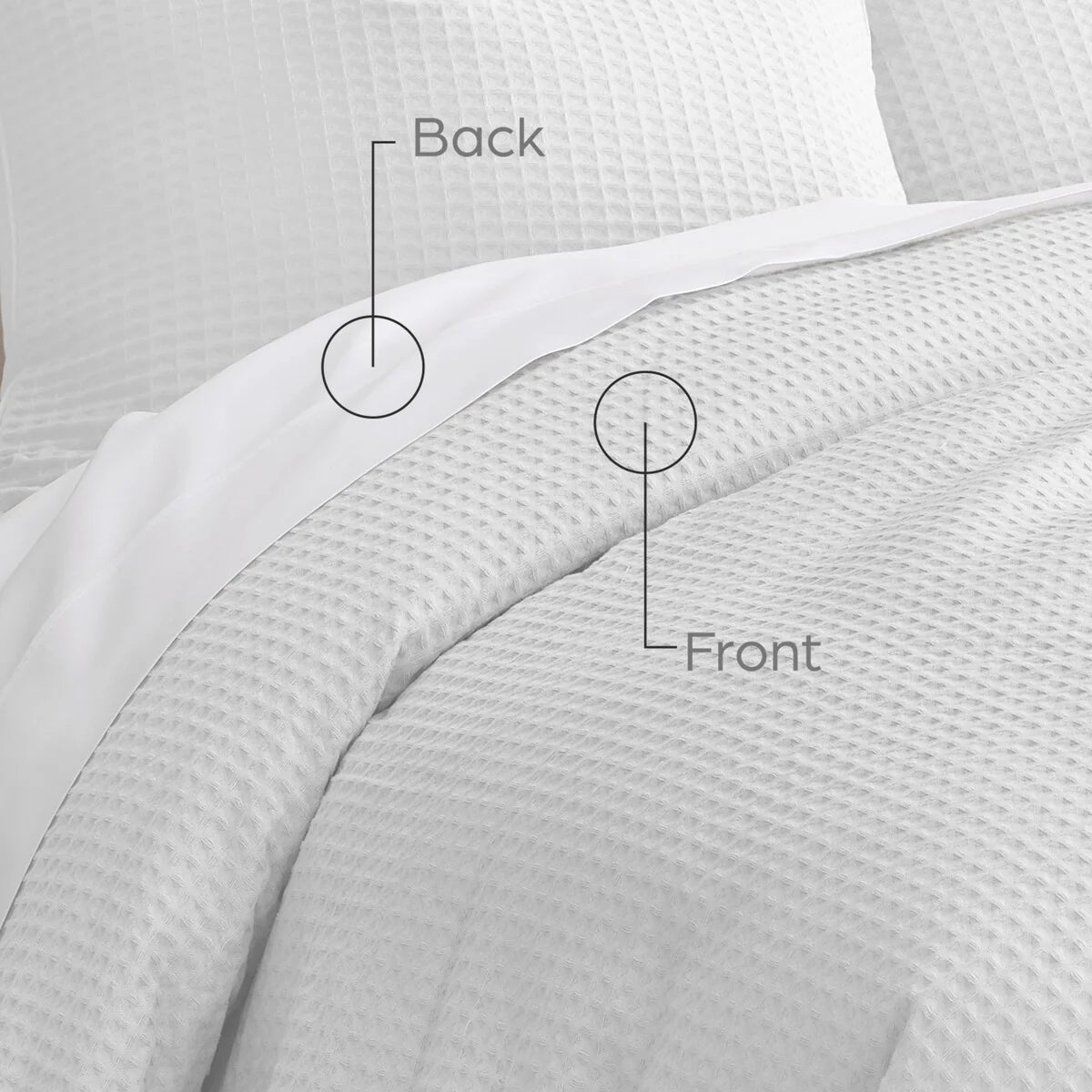 GAIAM? Relax Organic Cotton Waffle 3pc Comforter Set