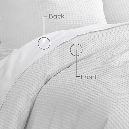 GAIAM? Relax Organic Cotton Waffle 3pc Comforter Set