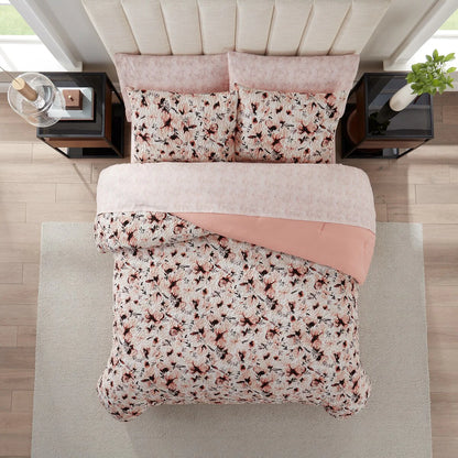 Nine West Nora Floral Printed Texture Bedding Set