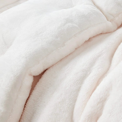 Bae, She Thick? - Coma Inducer? Oversized Comforter Set - Sea Salt