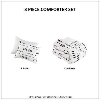 Intelligent Design Ayla Clip Jacquard Comforter Set