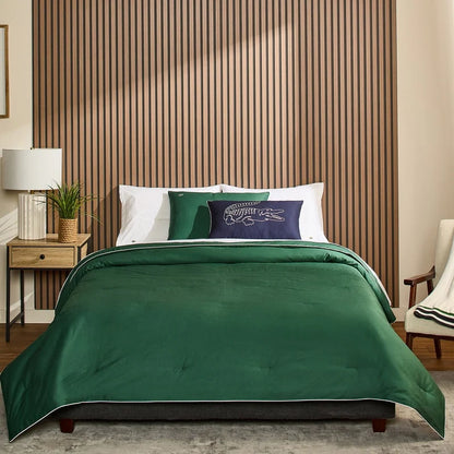 Lacoste Tiebreak 3-Piece Percale Cotton Comforter Set