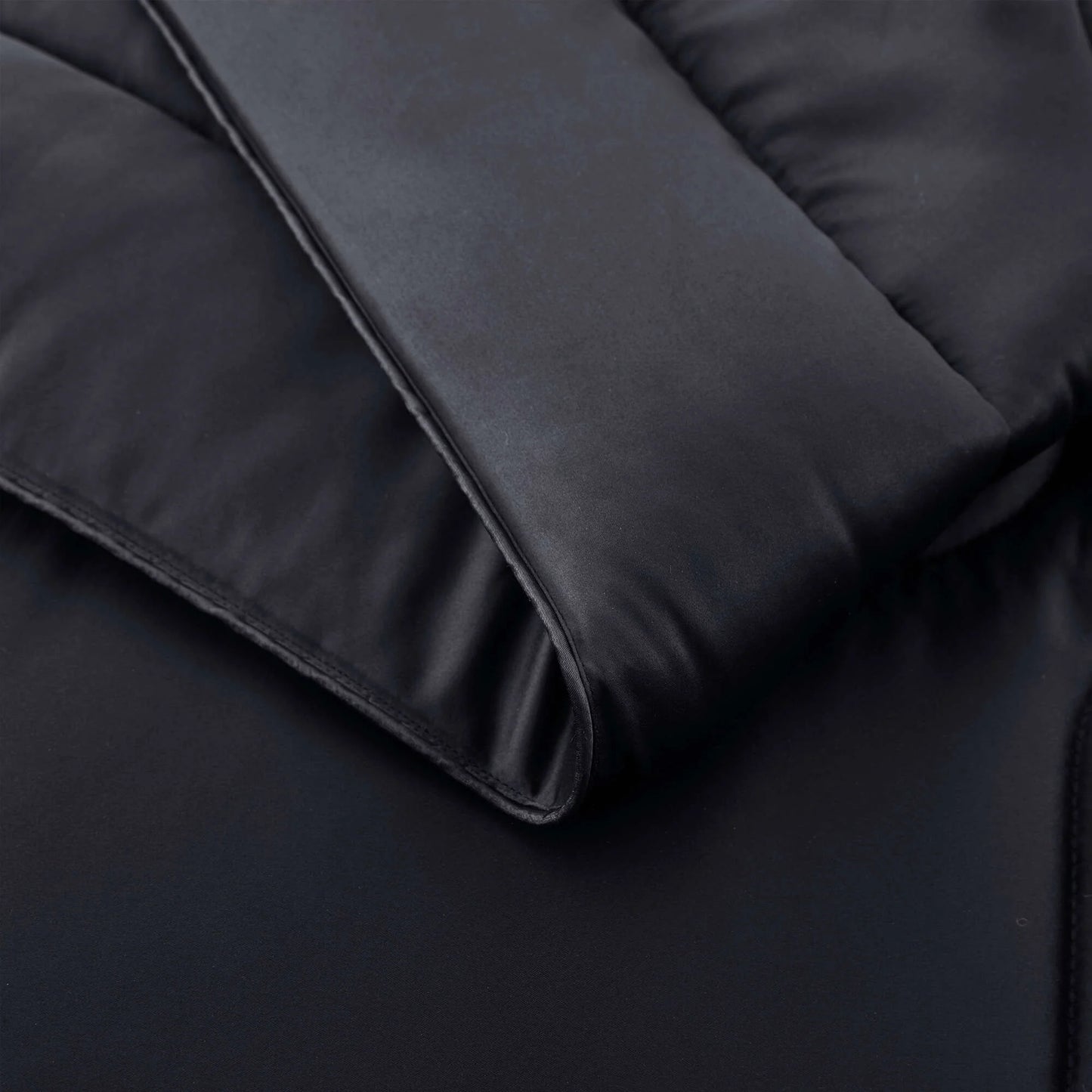 3 Piece Reversible Silky Luxury Soft Satin Comforter with 2 Satin Pillowcases