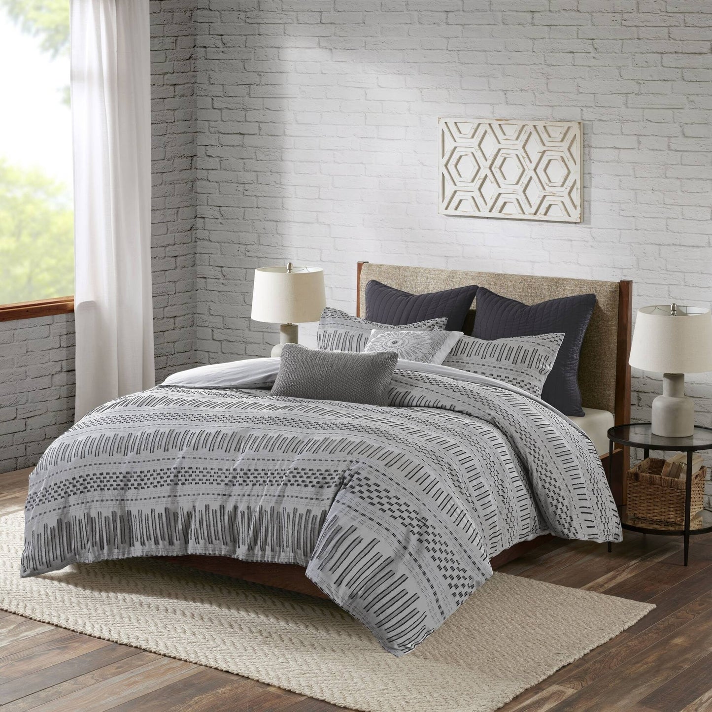 INK+IVY Rhea Cotton Jacquard Comforter Mini Set