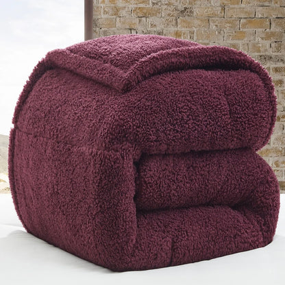 Unfluffin Believable - Coma Inducer? Oversized Comforter Set - Burgundy
