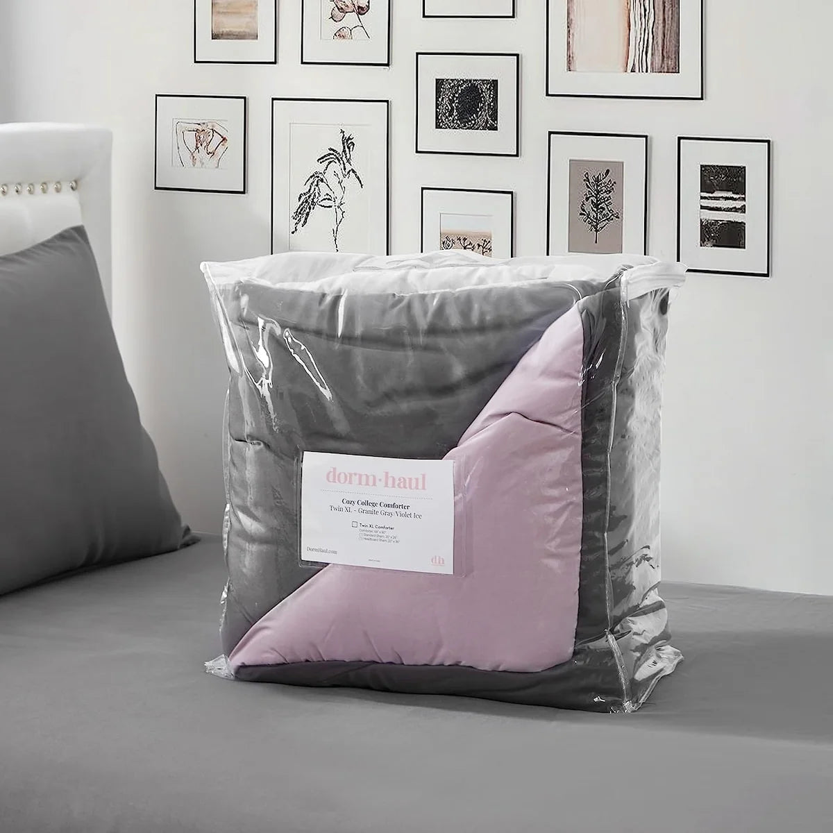 Dorm Haul? - Cozy College Comforter Set - Twin XL Reversible Bedding