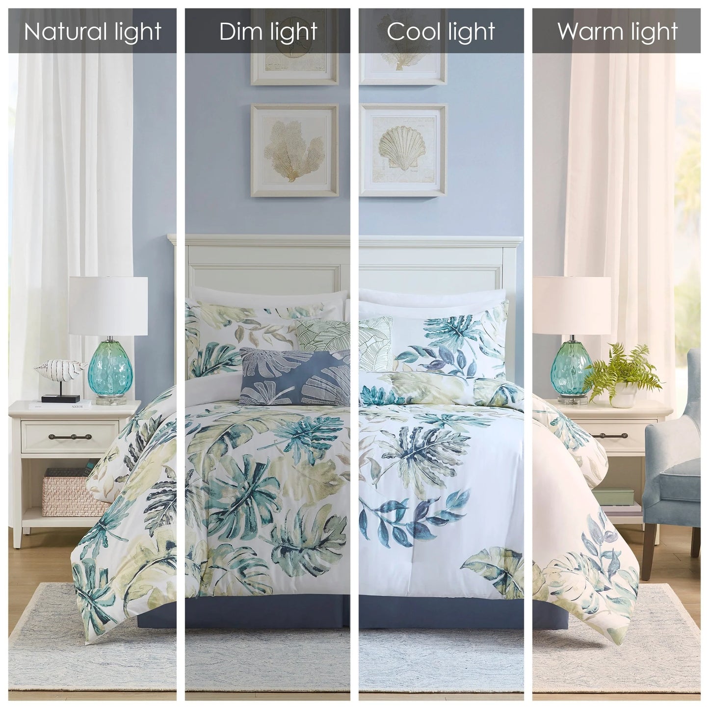 Harbor House Lorelai Multi Cotton Printed 6 Piece Comforter Set