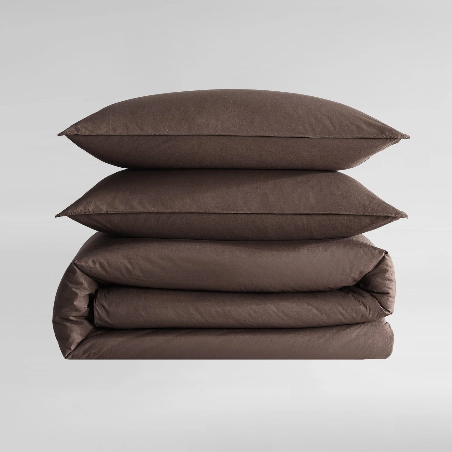 Calvin Klein Washed Percale Cotton Solid Comforter Set