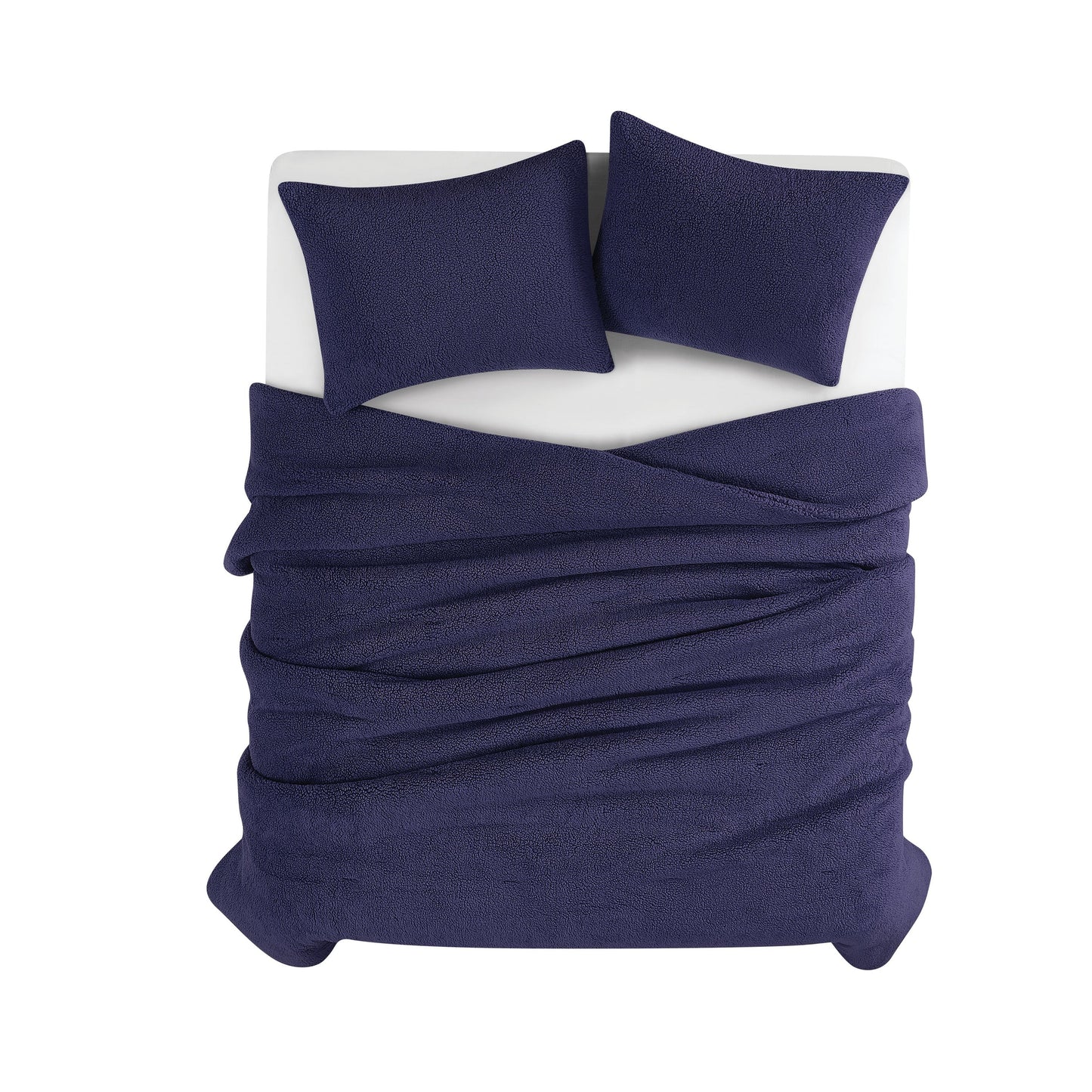 Brooklyn Loom Marshmallow Sherpa Comforter Set