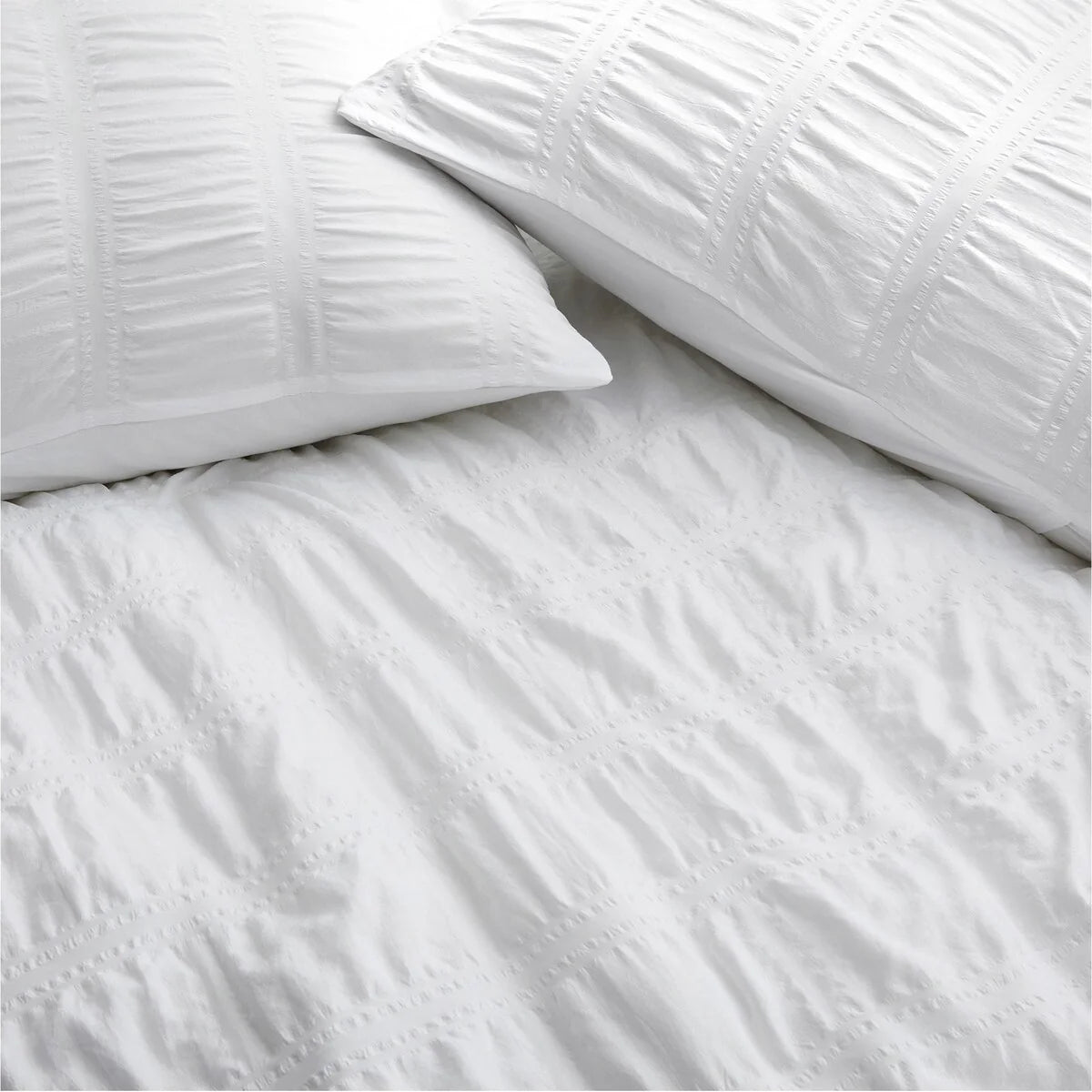 All Season Bubble Ruched Down Alternative Comforter Set