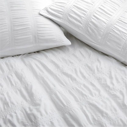 All Season Bubble Ruched Down Alternative Comforter Set