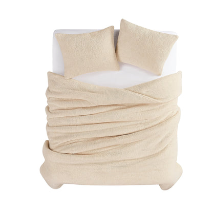 Brooklyn Loom Marshmallow Sherpa Comforter Set