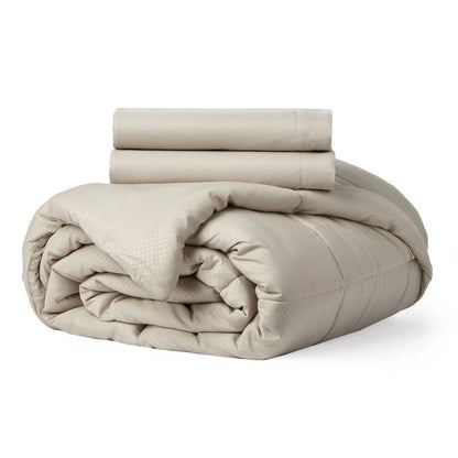 7-piece Solid Comforter Set