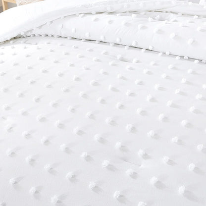 Tufted Design Jacquard Comforter Set