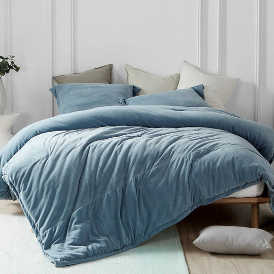 Baby Bird - Coma Inducer? Oversized Comforter Set - Smoke Blue