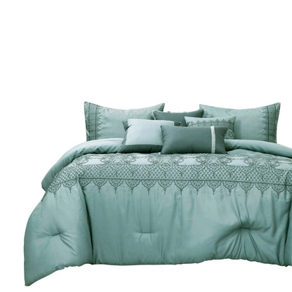 Linda Luxury 7 Piece Comforter Set