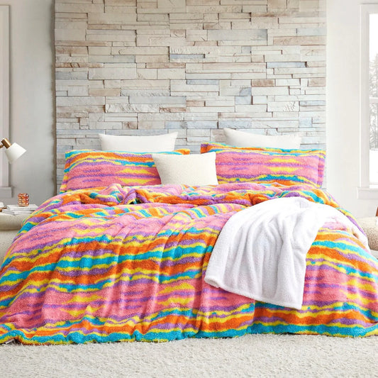 Cozy Rivers - Coma Inducer? Oversized Comforter Set - Sherbet