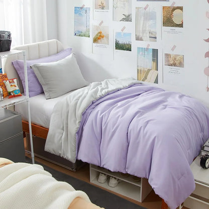 Dorm Haul? - Cozy College Comforter Set - Twin XL Reversible Bedding