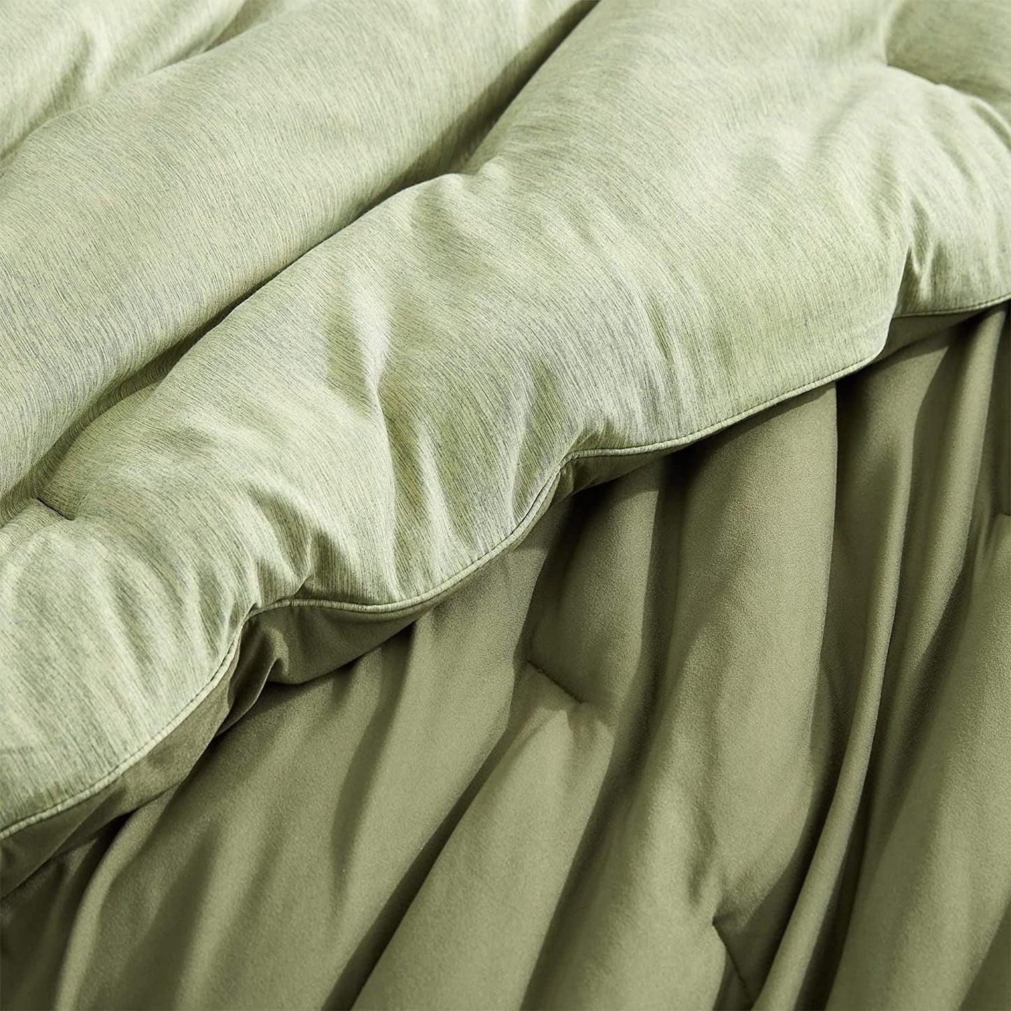 Yoga Pants? - Coma Inducer? Oversized Cooling Comforter Set - Military Green