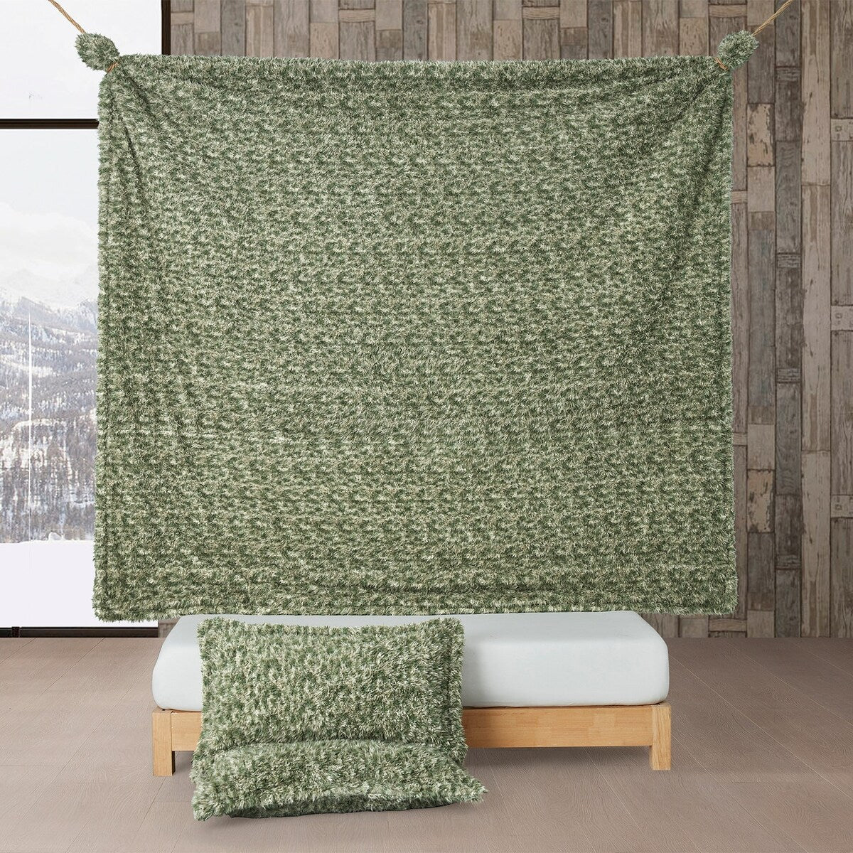 Sir Yes Sir - Coma Inducer? Oversized Comforter Set - Combat Green