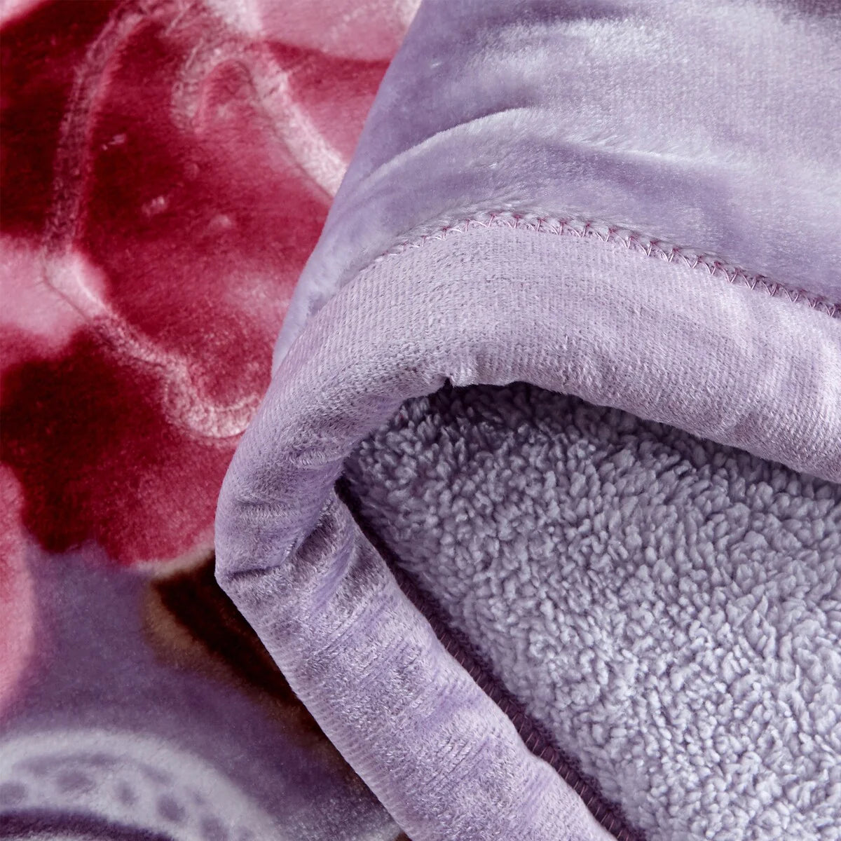 Ultra Plush Printed 3-piece Sherpa Borrego Comforter Set
