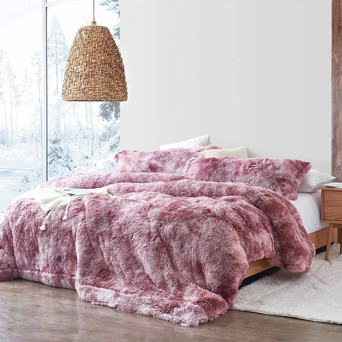 Unicorn Dreamz - Coma Inducer? Oversized Comforter Set - Raspberry Cupcake