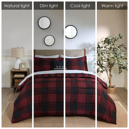 Madison Park Essentials Colebrook Reversible Comforter Set with Bed Sheets