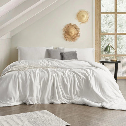 Cooler Than Cool - Coma Inducer? Oversized Comforter Set - Real White