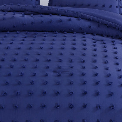 Tufted Design Jacquard Comforter Set