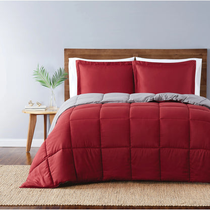 Truly Soft Everyday Reversible Down Alternative 3-Piece Comforter Set